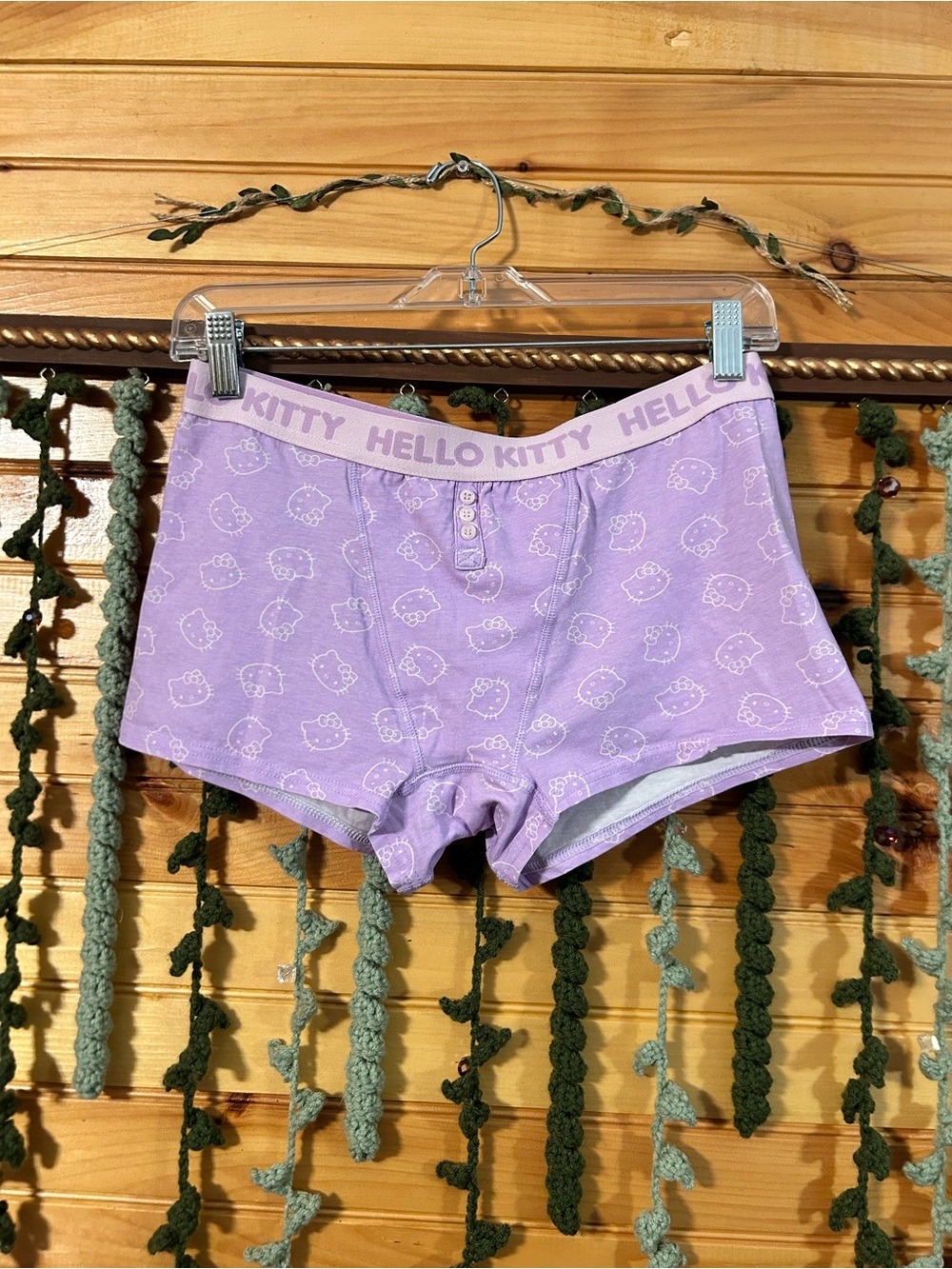 Hello Kitty Lavender Boy Short PJs
